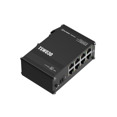 Teltonika NETWORKS TSW030 8-Port Ethernet Switch Unmanaged Fast Ethernet (10/100) Zwart - Image 5