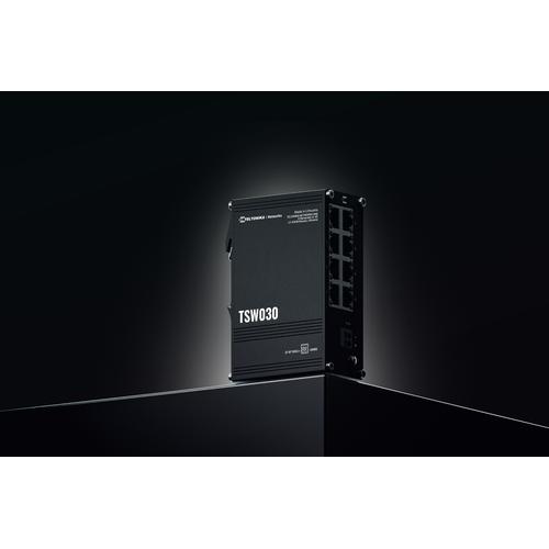 Teltonika NETWORKS TSW030 8-Port Ethernet Switch Unmanaged Fast Ethernet (10/100) Zwart - Image 7