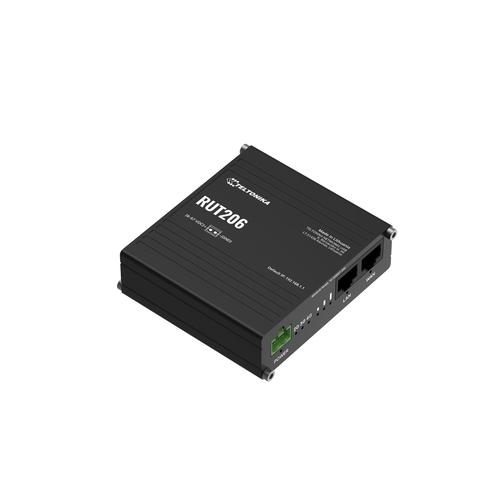 Teltonika RUT206 INDUSTRIAL draadloze router Fast Ethernet Single-band (2.4 GHz) 4G Zwart - Image 1