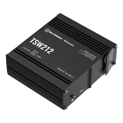 Teltonika TSW212 Managed L2 Gigabit Ethernet (10/100/1000) Zwart - Image 3