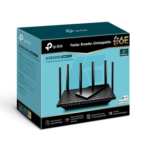 TP-Link Archer AXE75 draadloze router Gigabit Ethernet Tri-band (2,4 GHz / 5 GHz / 6 GHz) Zwart - Image 4