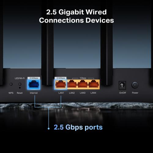 TP-Link Archer BE400 draadloze router 2.5 Gigabit Ethernet Dual-band (2.4 GHz / 5 GHz) Zwart - Image 6