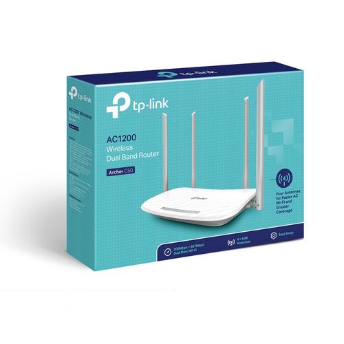 TP-Link Archer C50 draadloze router Fast Ethernet Dual-band (2.4 GHz / 5 GHz) Zwart - Image 5
