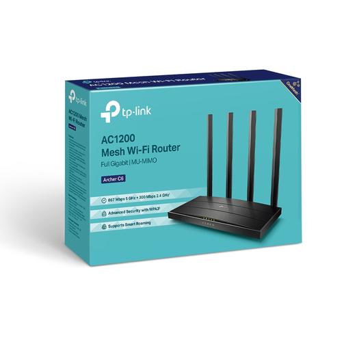 TP-Link Archer C6 draadloze router Fast Ethernet Dual-band (2.4 GHz / 5 GHz) Wit - Image 7