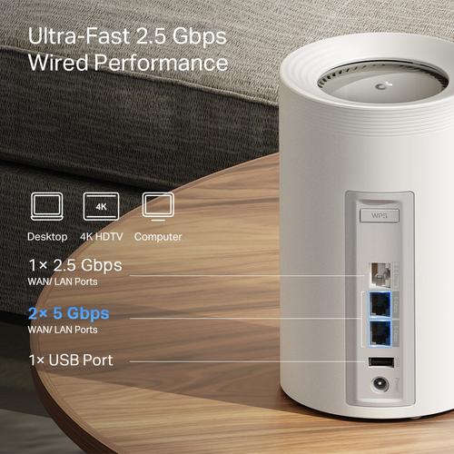 TP-Link Deco BE65 Pro Tri-band (2,4 GHz / 5 GHz / 6 GHz) Wi-Fi 7 (802.11be) Wit 3 Intern - Image 6