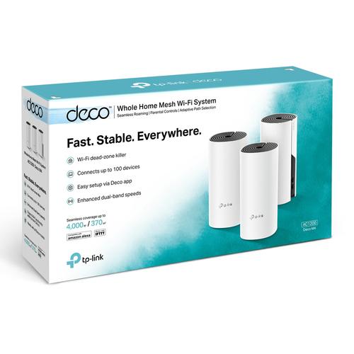 TP-Link Deco M4(3-pack) Dual-band (2.4 GHz / 5 GHz) Wi-Fi 5 (802.11ac) Wit 2 Intern - Image 8