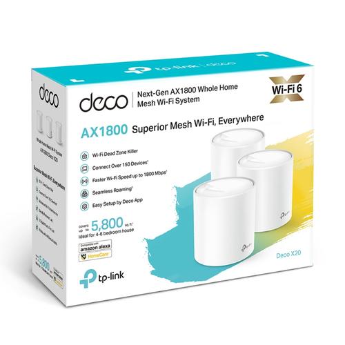 TP-Link Deco X20 (3-pack) Dual-band (2.4 GHz / 5 GHz) Wi-Fi 5 (802.11ac) Wit 2 Intern - Image 3