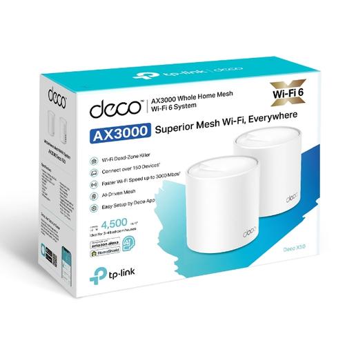 TP-Link Deco X50 (2-pack) Dual-band (2.4 GHz / 5 GHz) Wi-Fi 6 (802.11ax) Wit 3 Intern - Image 8