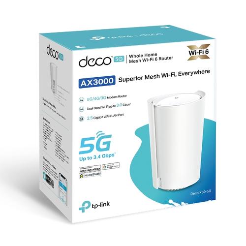 TP-Link Deco X50-5G Dual-band (2.4 GHz / 5 GHz) Wi-Fi 6 (802.11ax) Wit 3 Intern - Image 3