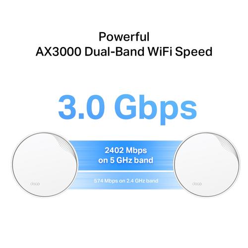 TP-Link DECO X50-PoE(3-PACK) Dual-band (2.4 GHz / 5 GHz) Wi-Fi 6 (802.11ax) Wit 2 Intern - Image 9