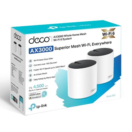 TP-Link DECO X55 (2-Pack) Dual-band (2.4 GHz / 5 GHz) Wi-Fi 6 (802.11ax) Wit 3 Intern - Image 8