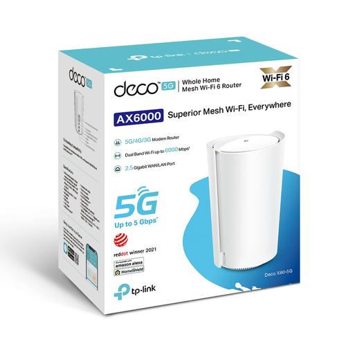TP-Link Deco X80-5G Dual-band (2.4 GHz / 5 GHz) Wi-Fi 6 (802.11ax) Zwart 2 Intern - Image 9