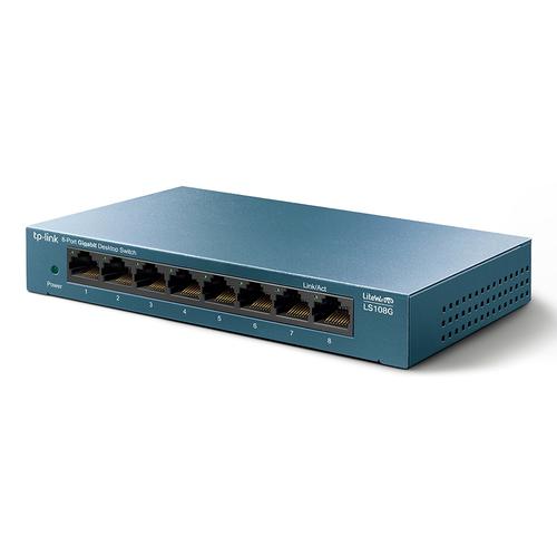 TP-Link LS108G netwerk-switch Unmanaged Gigabit Ethernet (10/100/1000) Blauw - Image 2