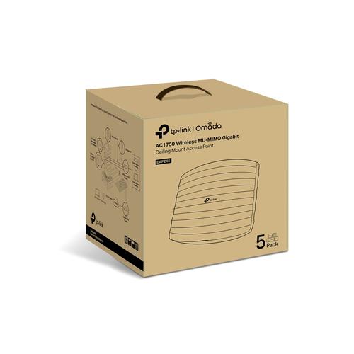 TP-Link Omada EAP245(5-PACK) draadloos toegangspunt (WAP) 1750 Mbit/s Wit Power over Ethernet (PoE) - Image 5