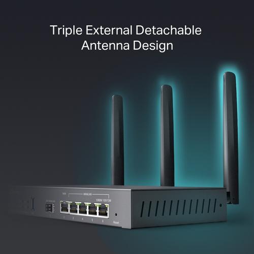 TP-Link Omada ER706W draadloze router Gigabit Ethernet Dual-band (2.4 GHz / 5 GHz) Zwart - Image 8