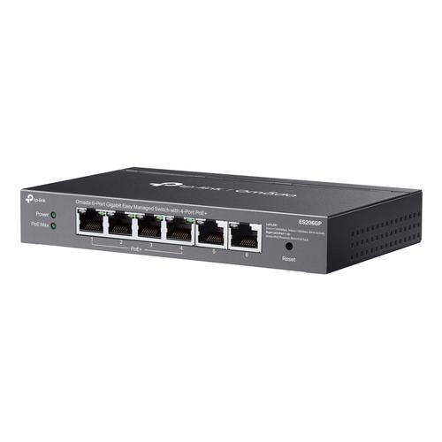 TP-Link Omada ES206GP netwerk-switch Managed Gigabit Ethernet (10/100/1000) Power over Ethernet (PoE) Zwart - Image 3
