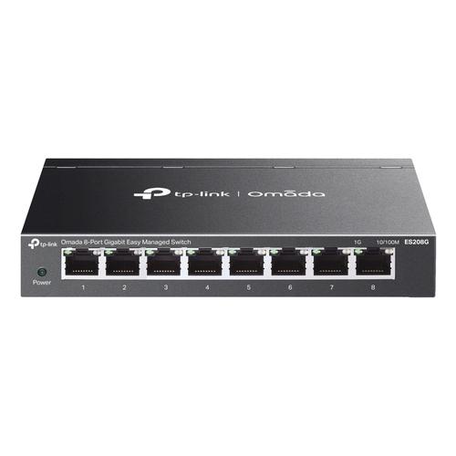 TP-Link Omada ES208G netwerk-switch Managed L2 Gigabit Ethernet (10/100/1000) Zwart - Image 1