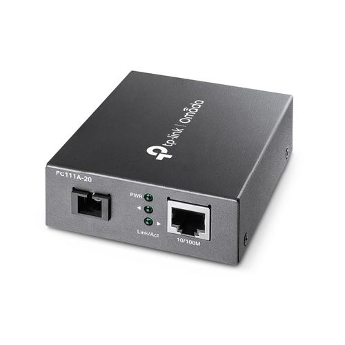 TP-Link Omada FC111A-20 netwerk media converter 100 Mbit/s Single-mode Zwart - Image 1