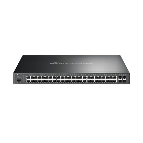 TP-Link Omada SG3452P netwerk-switch Managed L2/L3 Gigabit Ethernet (10/100/1000) Power over Ethernet (PoE) 1U Zwart - Image 1