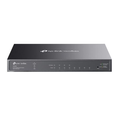 TP-Link Omada TL-SG2008P Managed L2/L2+ Gigabit Ethernet (10/100/1000) Power over Ethernet (PoE) Zwart - Image 1