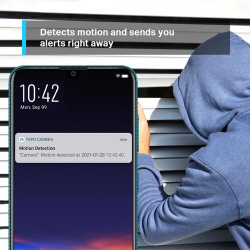 TP-Link Tapo C210 Dome IP-beveiligingscamera Binnen 1920 x 1080 Pixels Plafond/bureau - Image 6