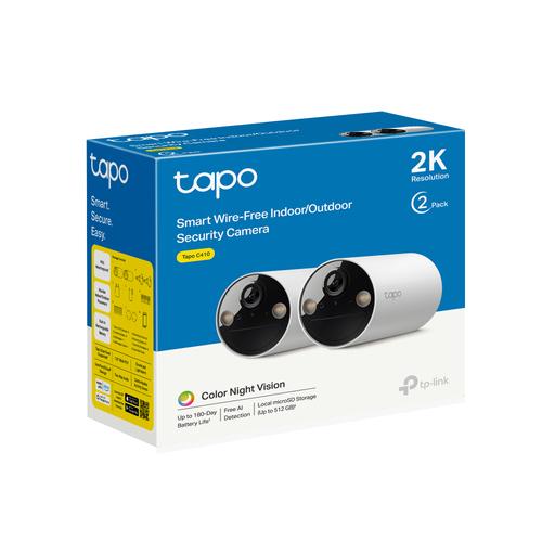 TP-Link Tapo C410 4-pack Kogel (vorm) IP-beveiligingscamera Buiten 2304 x 1296 Pixels Plafond/muur - Image 3