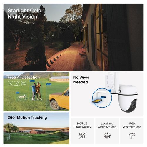 TP-Link TAPO C501GW bewakingscamera Torentje IP-beveiligingscamera Buiten 1920 x 1080 Pixels Muur - Image 8