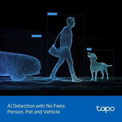 TP-Link Tapo C545D Bolvormig IP-beveiligingscamera Buiten 2304 x 1296 Pixels Plafond/muur/paal - Image 3