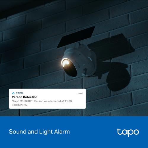 TP-Link Tapo C660 KIT Kogel (vorm) IP-beveiligingscamera Buiten 3840 x 2160 Pixels Plafond/muur - Image 2