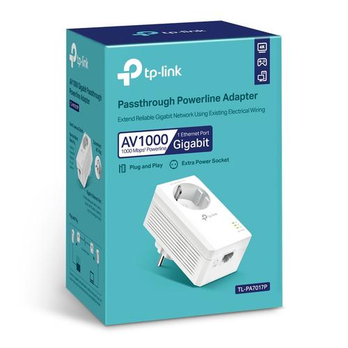 TP-Link TL-PA7017P PowerLine-netwerkadapter 1000 Mbit/s Ethernet LAN Wit 1 stuk(s) - Image 3