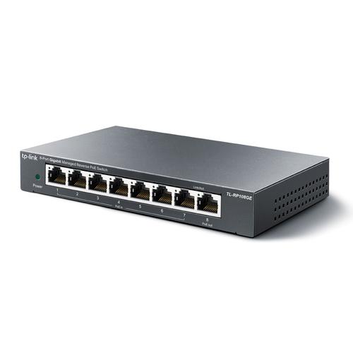 TP-Link TL-RP108GE netwerk-switch Managed L2 Gigabit Ethernet (10/100/1000) Power over Ethernet (PoE) Zwart - Image 2