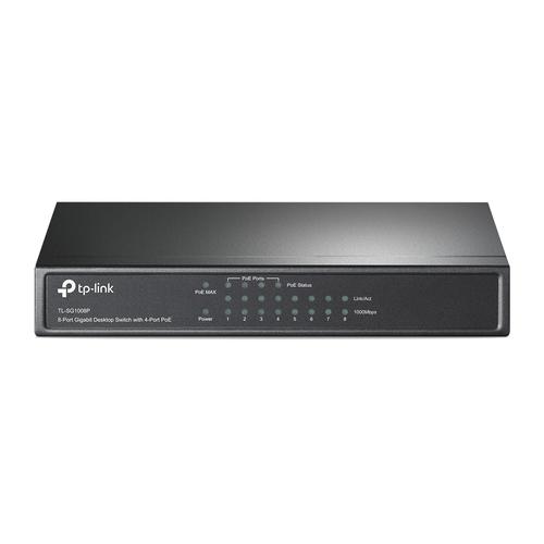 TP-Link TL-SG1008P netwerk-switch Unmanaged Gigabit Ethernet (10/100/1000) Power over Ethernet (PoE) Hazelnoot - Image 1