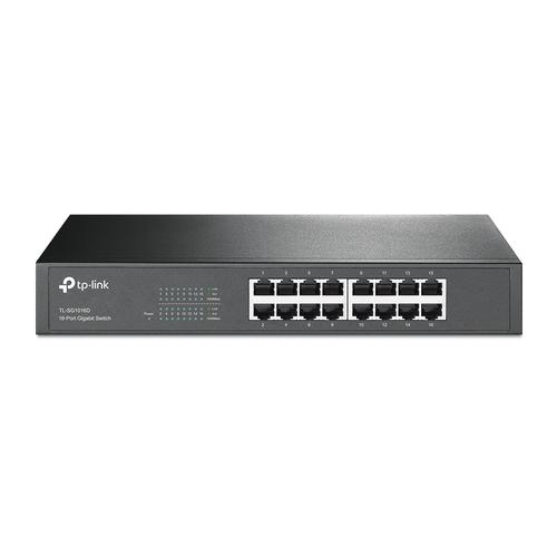 TP-Link TL-SG1016D netwerk-switch Unmanaged L2 Gigabit Ethernet (10/100/1000) Zwart
