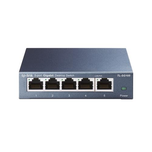 TP-Link TL-SG105 netwerk-switch Unmanaged L2 Gigabit Ethernet (10/100/1000) Zwart - Image 1