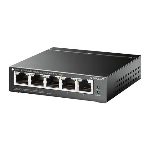 TP-Link TL-SG105MPE netwerk-switch L2 Gigabit Ethernet (10/100/1000) Power over Ethernet (PoE) Zwart - Image 1