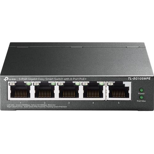 TP-Link TL-SG105MPE netwerk-switch L2 Gigabit Ethernet (10/100/1000) Power over Ethernet (PoE) Zwart - Image 2