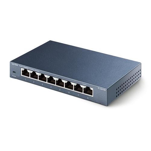 TP-Link TL-SG108 netwerk-switch Unmanaged L2 Gigabit Ethernet (10/100/1000) Zwart - Image 2