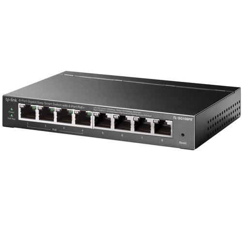 TP-Link TL-SG108PE netwerk-switch Managed L2 Gigabit Ethernet (10/100/1000) Power over Ethernet (PoE) Zwart - Image 2