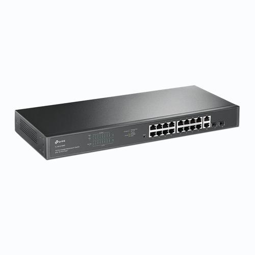 TP-Link TL-SG1218MP netwerk-switch Unmanaged Gigabit Ethernet (10/100/1000) Power over Ethernet (PoE) 1U Zwart - Image 2