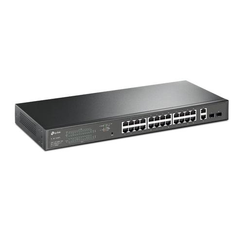 TP-Link TL-SG1428PE netwerk-switch Managed L2 Gigabit Ethernet (10/100/1000) Power over Ethernet (PoE) 1U Zwart - Image 2