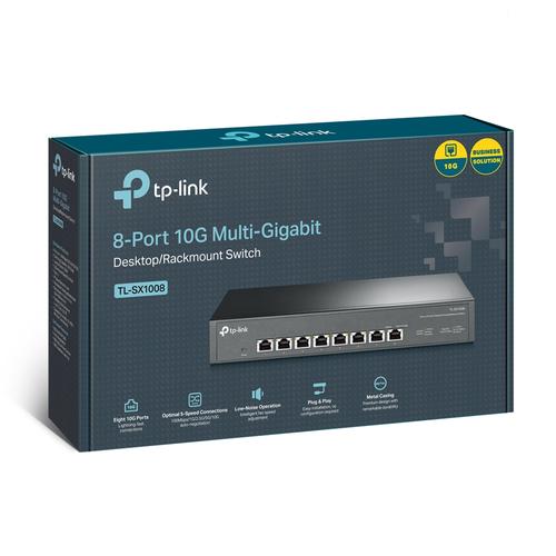 TP-Link TL-SX1008 netwerk-switch Unmanaged 10G Ethernet (100/1000/10000) 1U Zwart - Image 8