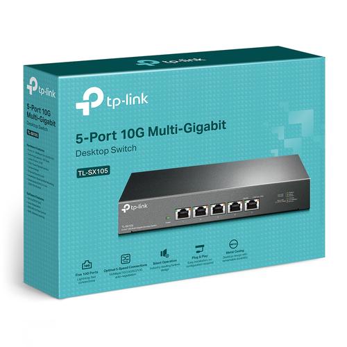 TP-Link TL-SX105 netwerk-switch Unmanaged 10G Ethernet (100/1000/10000) Zwart - Image 9