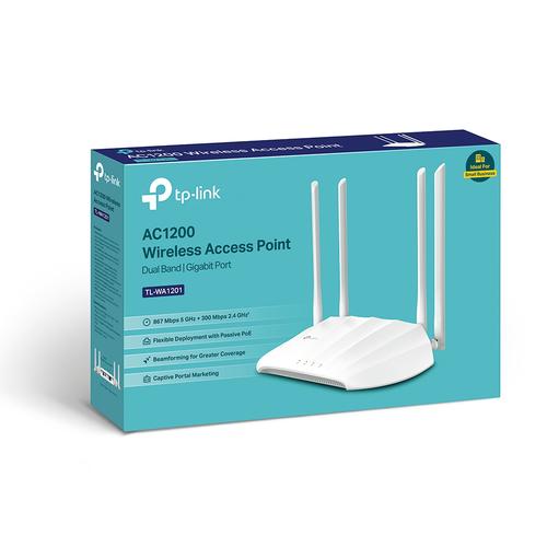 TP-Link TL-WA1201 draadloos toegangspunt (WAP) 867 Mbit/s Wit Power over Ethernet (PoE) - Image 3