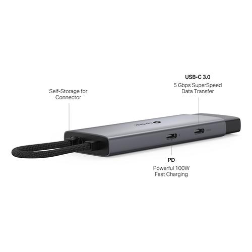 TP-Link UH5020C interface hub USB Type-C 5000 Mbit/s Grijs - Image 2
