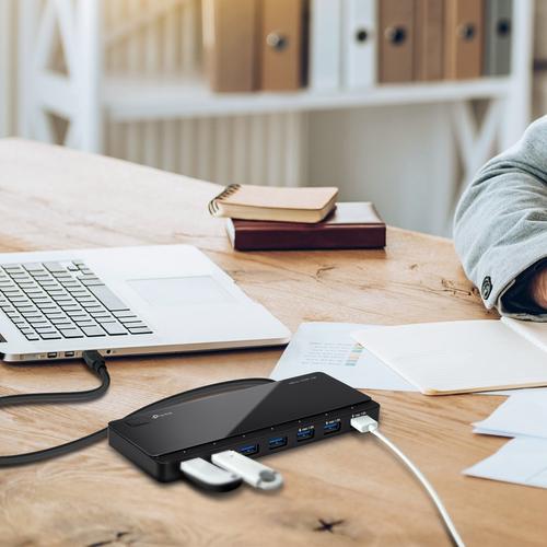 TP-Link UH700 interface hub USB 3.2 Gen 1 (3.1 Gen 1) Micro-B 5000 Mbit/s Zwart - Image 7