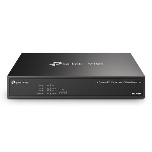TP-Link VIGI NVR1004H-4P-2TB Zwart - Image 2