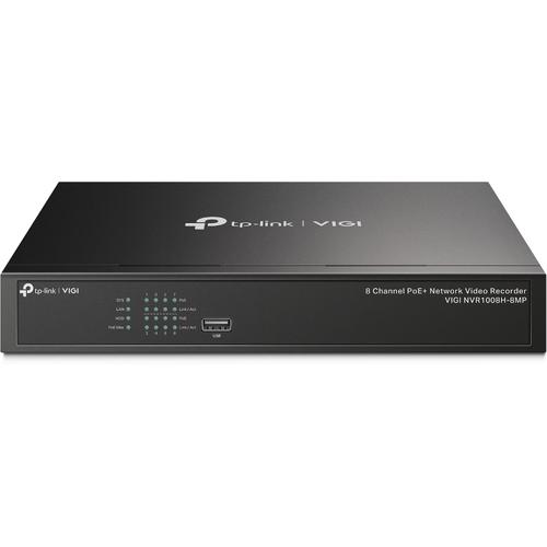TP-Link VIGI NVR1008H-8MP Netwerk Video Recorder (NVR) Zwart