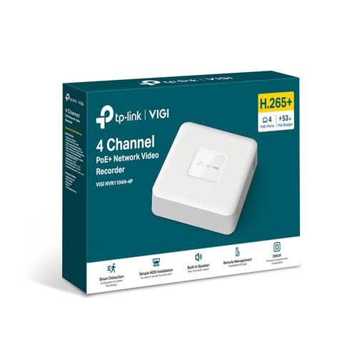 TP-Link VIGI NVR1104H-4P Wit - Image 5