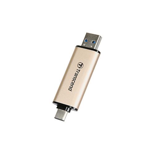 Transcend JetFlash 930C USB flash drive 128 GB USB Type-A / USB Type-C 3.2 Gen 1 (3.1 Gen 1) Goud - Image 2