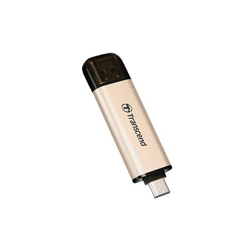 Transcend JetFlash 930C USB flash drive 128 GB USB Type-A / USB Type-C 3.2 Gen 1 (3.1 Gen 1) Goud - Image 3